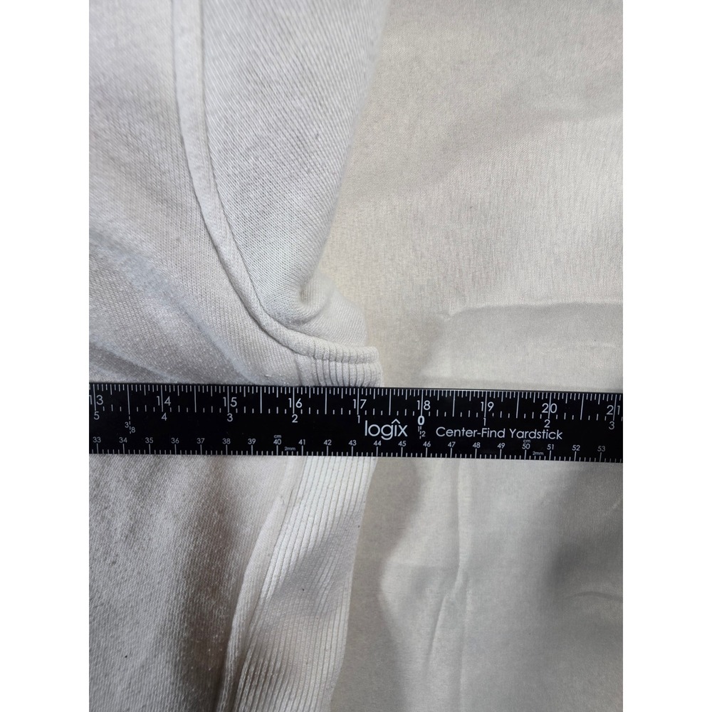 Love Tree Womens White Sherpa Lined Full Zip Hoodie Sweatshirt Small - Picture 6 of 7